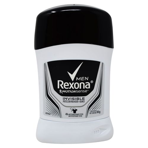 Desodorante Barra Rexona Men Invisible - 50Gr