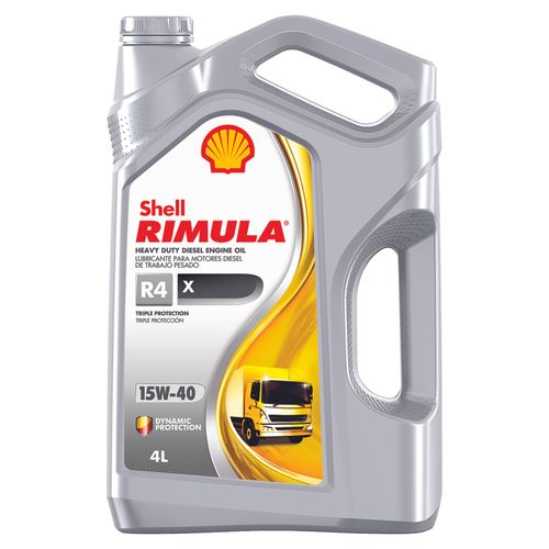 Aceite Shell Hellix rimula R4x 15W40 - 4 L