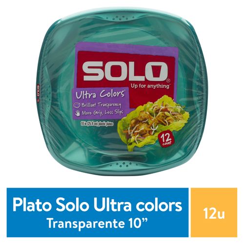 Plato Solo Ultra Color Numero10 12Unid