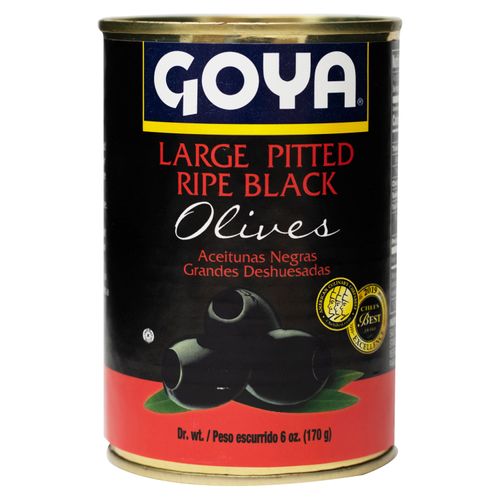 Aceituna Goya Negra Deshuesadas - 170Gr