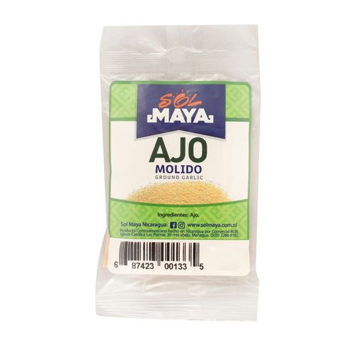 Ajo  Molido Sol Maya Bolsa - 18 g
