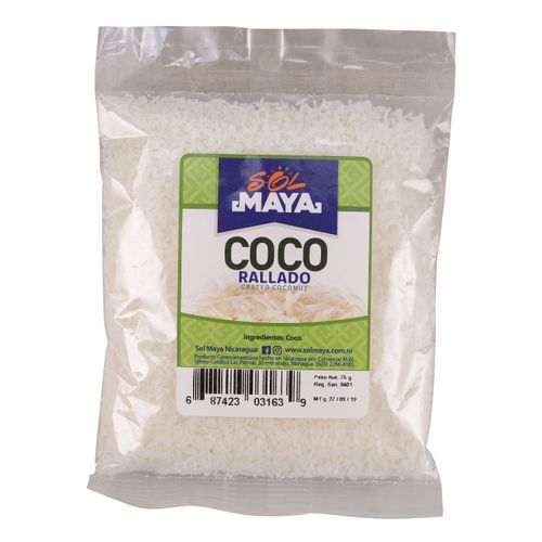 Coco  Sol Maya Rallado en bolsa - 75 g