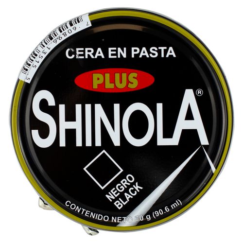 Pasta Shinola Para Zapato Negro 70Gr