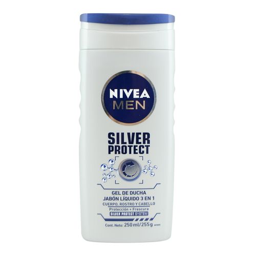 Gel Nivea De Baño For Men Silver - 250Ml
