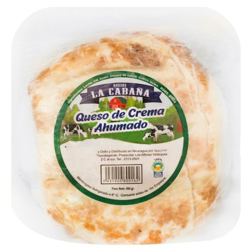 Queso La Cabana De Crema Ahumado - 454Gr
