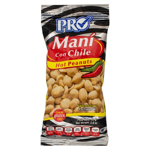 Mani Pro Con Chile Bolsa - 80 g