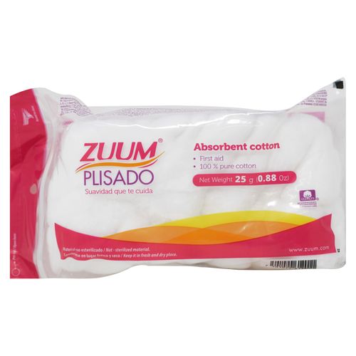 Algodón Zuum Plisado Suavidad Que Te Cuida - 25 g