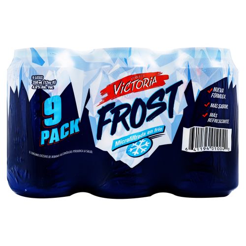 9 Pack Victoria Frost Lata -350ml