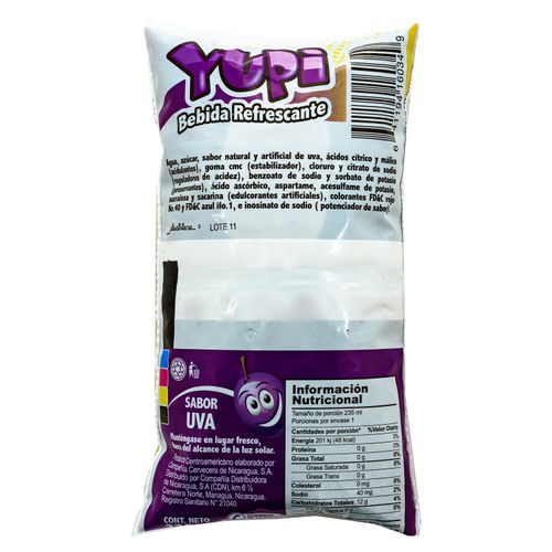 Bebida Yupi Uva -235ml