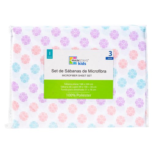 Set De Sabanas  Mainstays Mandalas Para Niña Twin-3 Piezas