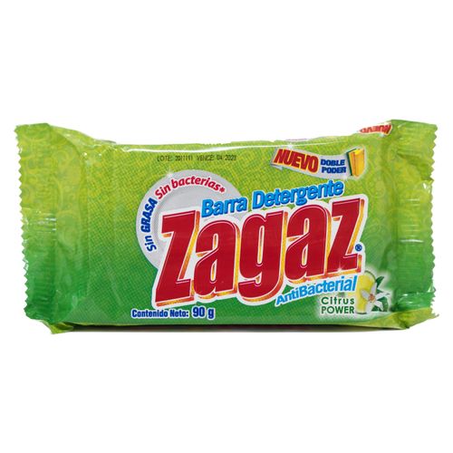 Lavaplatos Zagaz Barra Citrus - 90 g