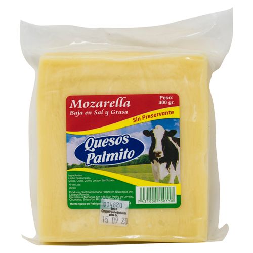 Queso Palmito Mozzarella - 400Gr
