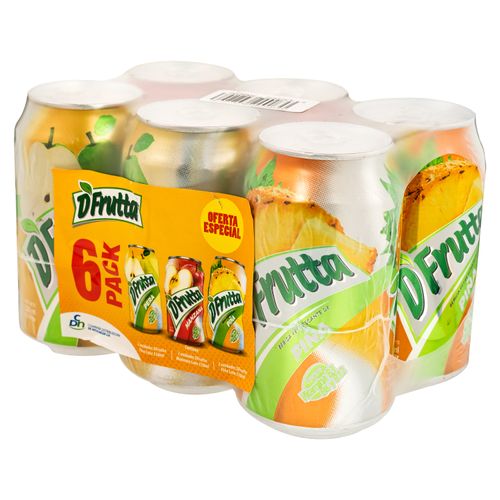 6 Pack Jugo Dfrutta Lata Surtido - 330Ml