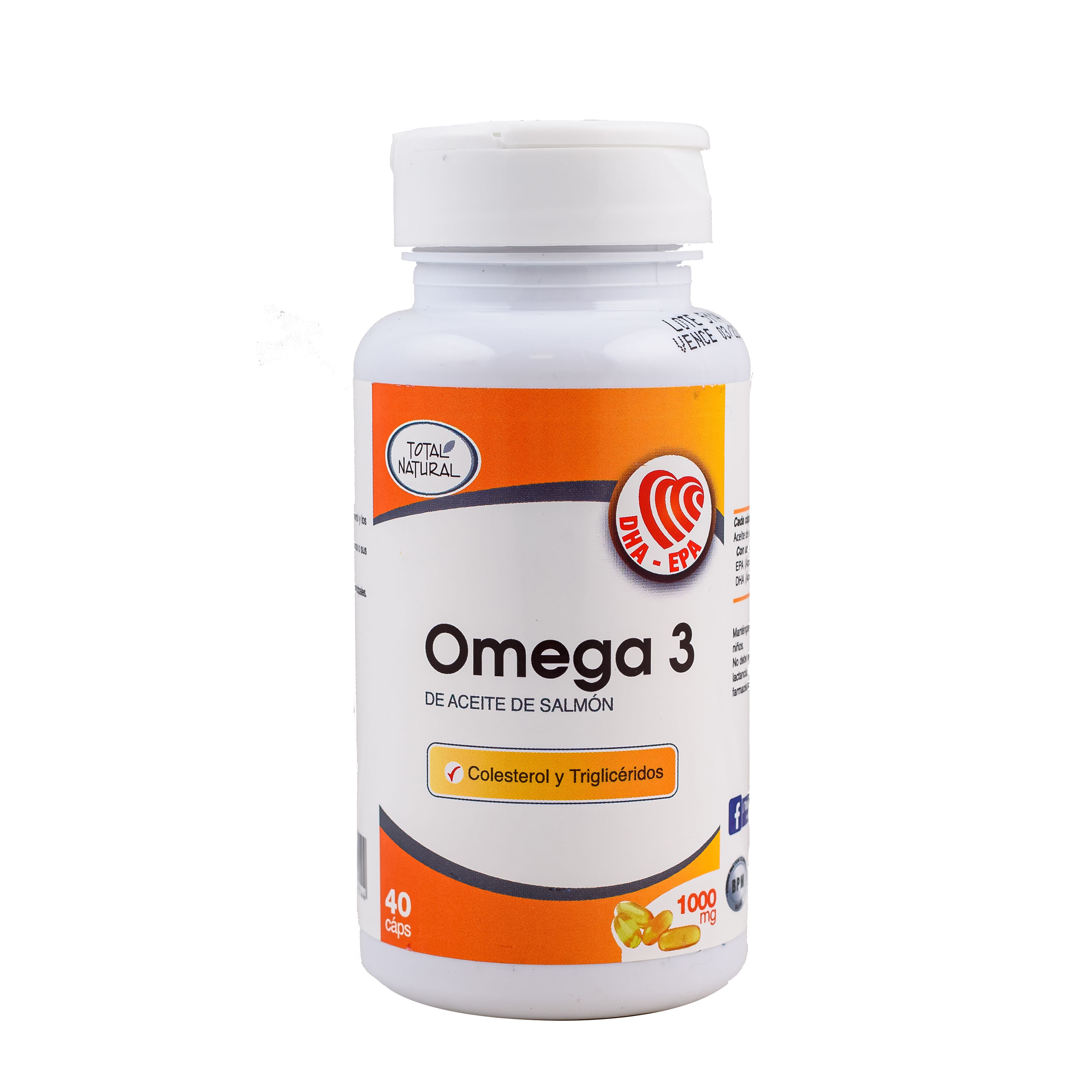 Comprar Omega 3 Total Natural 1000Mg -40 Unidades | Walmart Nicaragua