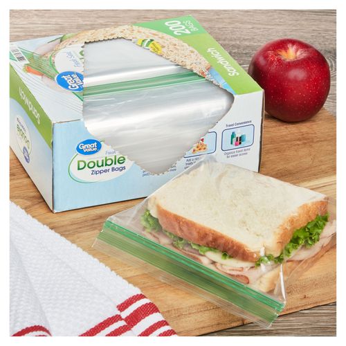 Bolsa Great Value Alimento Sandwich - 200unidades