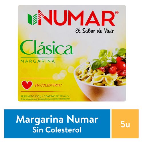 Margarina Numar Troquelada Caja - 450Gr