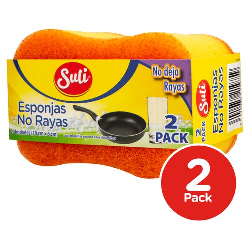 Esponjas Suli No Rayas 2 PACK - 2 Unidades