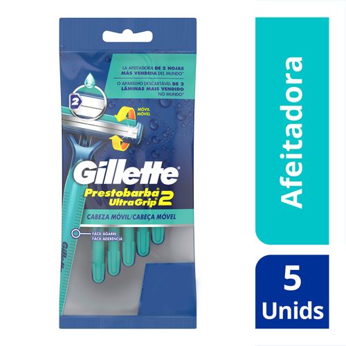 Rasuradora Desechable Gillette Ultra Grip - 5 Unidades