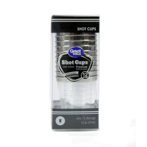 Vasos Great Value Tequileros Desech Premium 24U