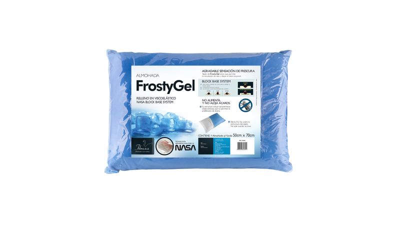 Almohada Fibrasca Frosty Gel Visco Para Fundas De 50X70Cm