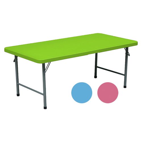 Mesa Resina Infantil Color Verde - 122 cm