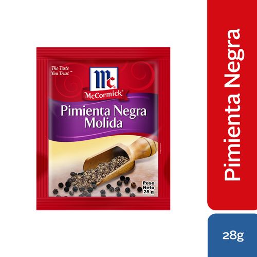 Pimienta Negrra Molida McCormick Refill Pack - 28gr