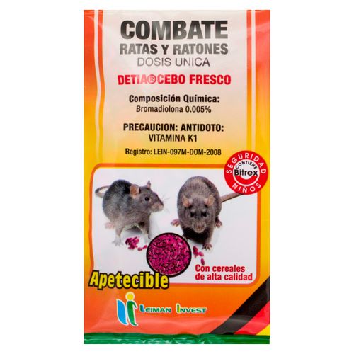 Veneno Detia Para Raton Cebo 30Gr