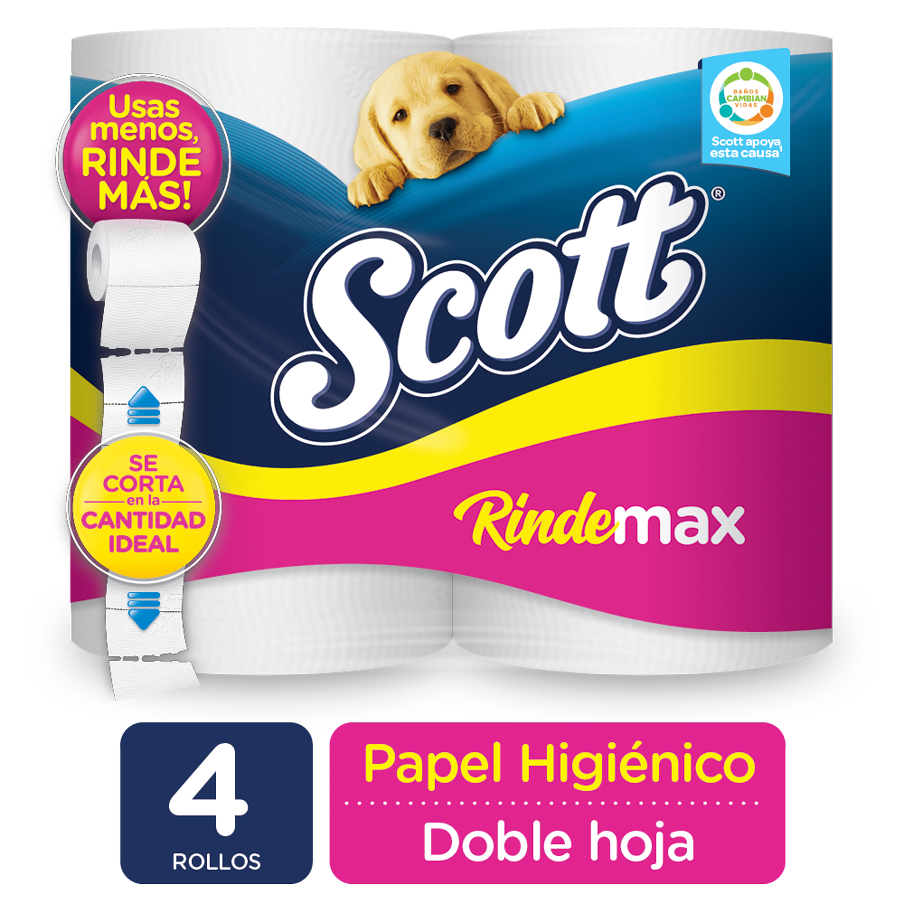 ▷ Chollo Pack x48 Rollos Papel higiénico Scottex Megarollo por sólo 23,97€  con envío gratis ¡Sólo 0,50€ por rollo!