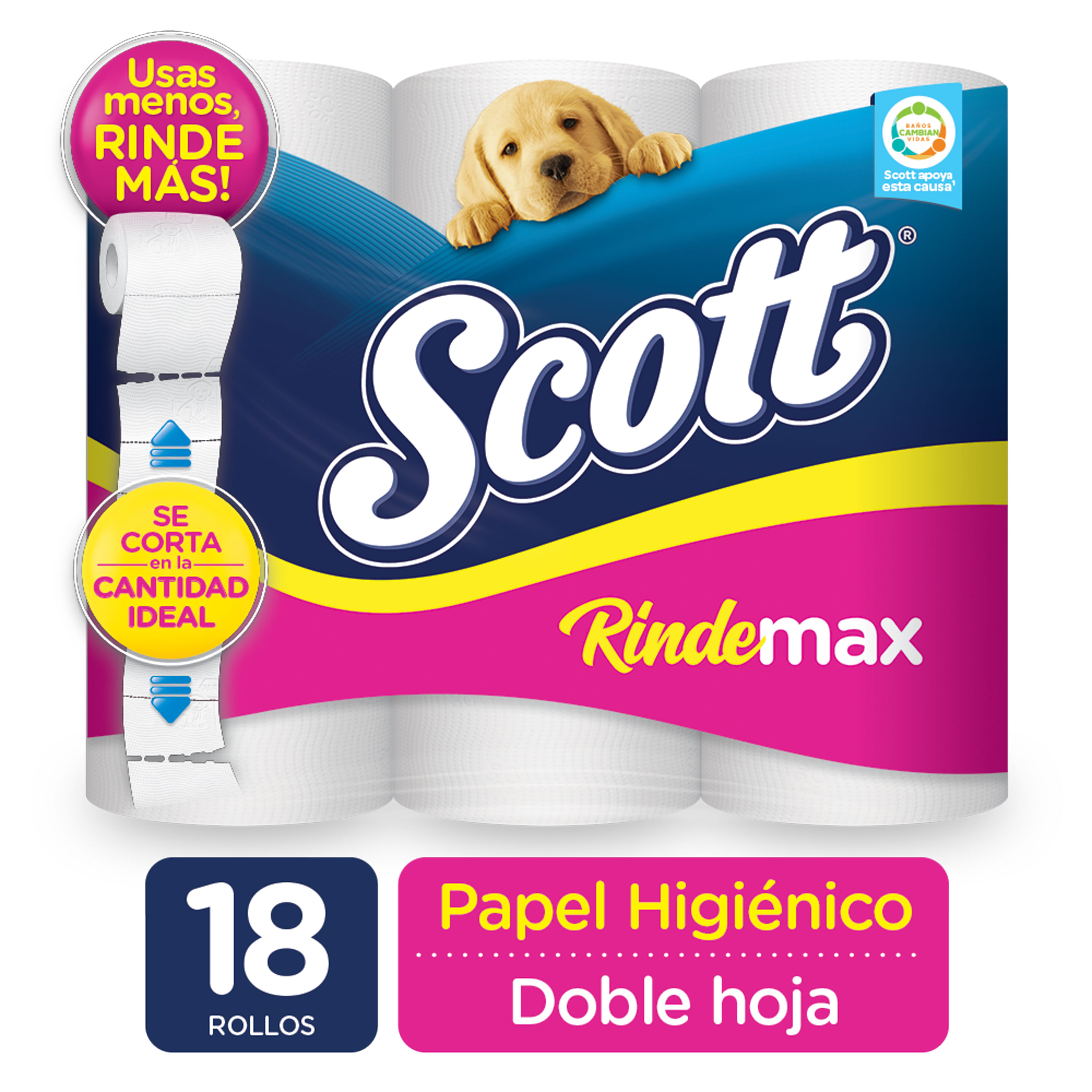 ▷ Chollo Pack x48 Rollos Papel higiénico Scottex Megarollo por sólo 23,97€  con envío gratis ¡Sólo 0,50€ por rollo!