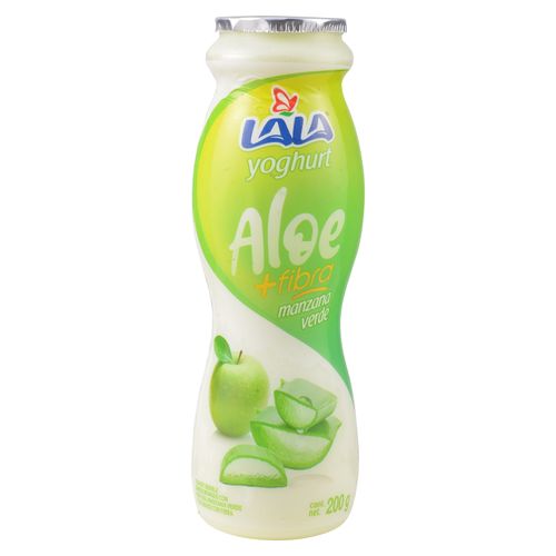 Yogurt Lala Aloe Fibra De Manzana Verde- 200gr