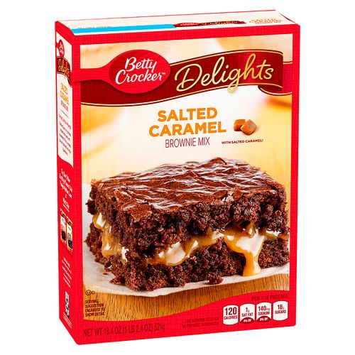 Mezcla para brownie Betty Crocker con caramelo salado - 521 g