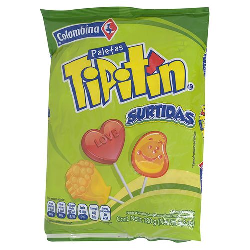 Paleta Colombina Tipitin Surtido Sabores - 180gr