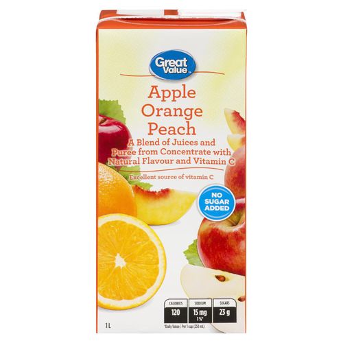 Jugo Great Value Naranja Mango - 1000ml
