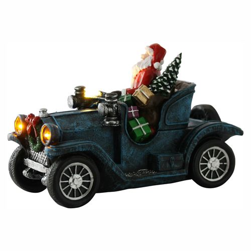 Santa En Auto Baterias Incl Wm
