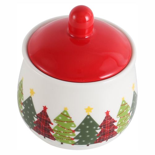 Azucarera Con Tapa Porcelana Wm