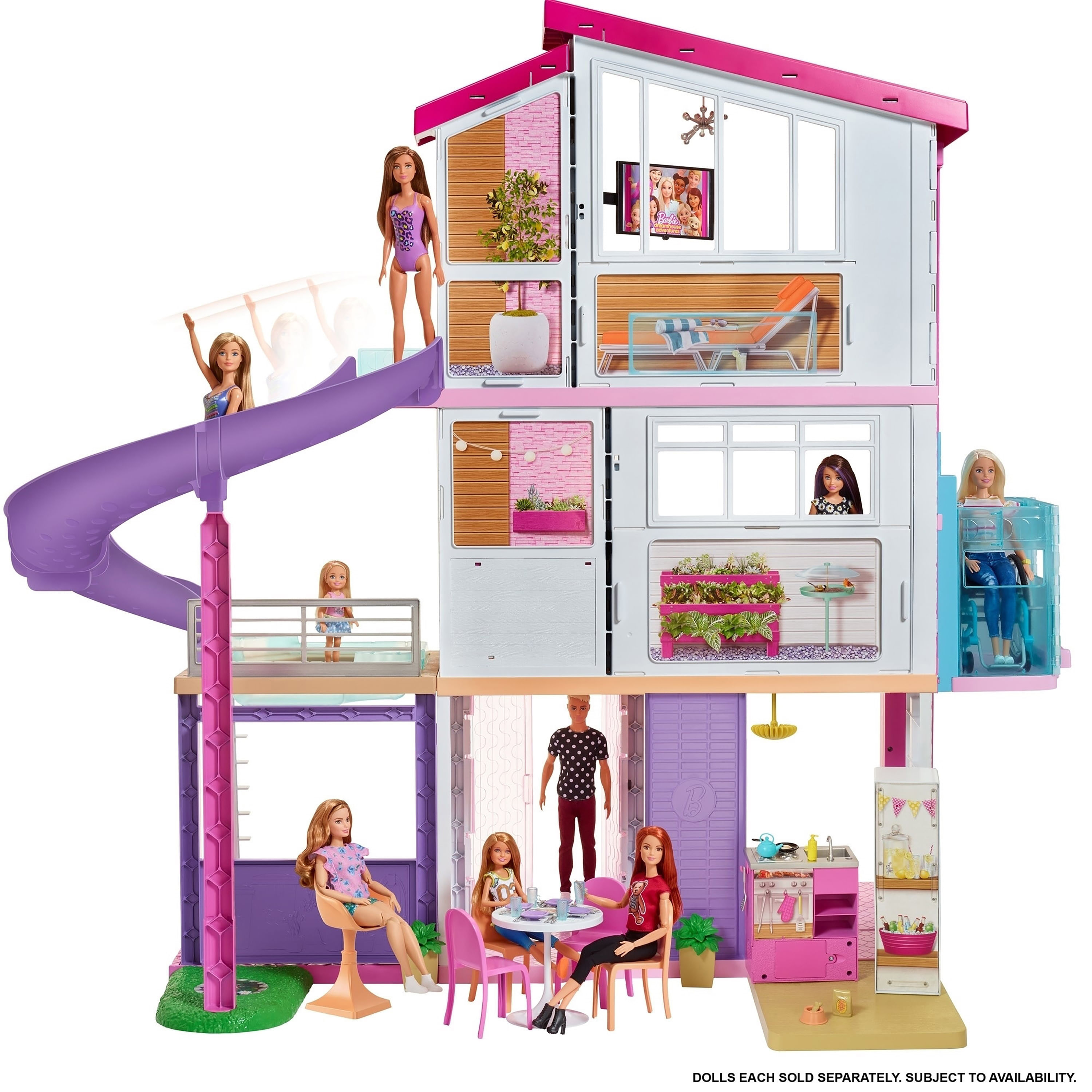 Comprar Barbie Mattel casa de suenos 360 de 70 accesorios Walmart Nicaragua