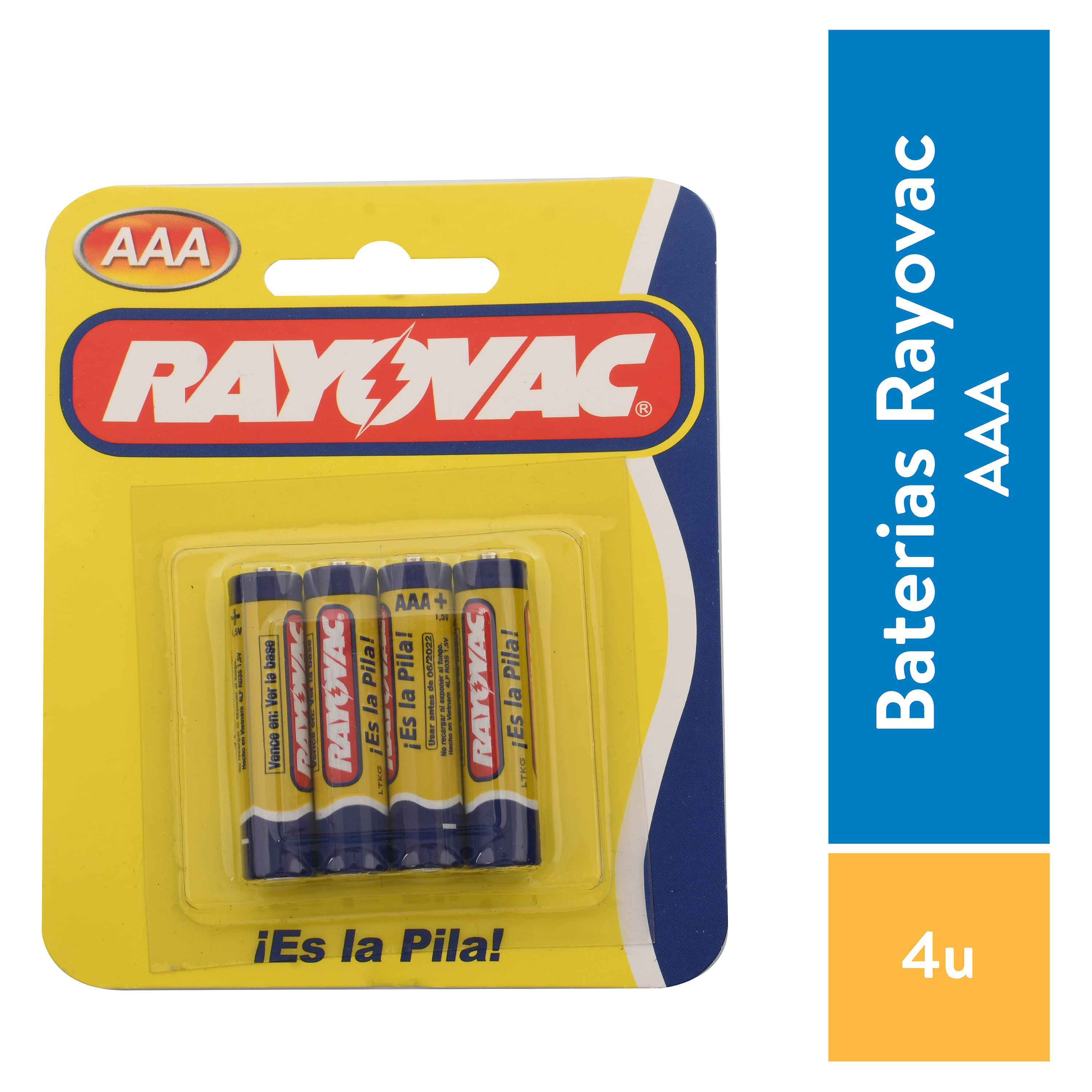 Baterías Recargables AAA 2 Pzs - Rayovac - Cemaco