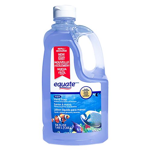 Jabón Equate Liquido Clear Repuesto - 1.65Lt