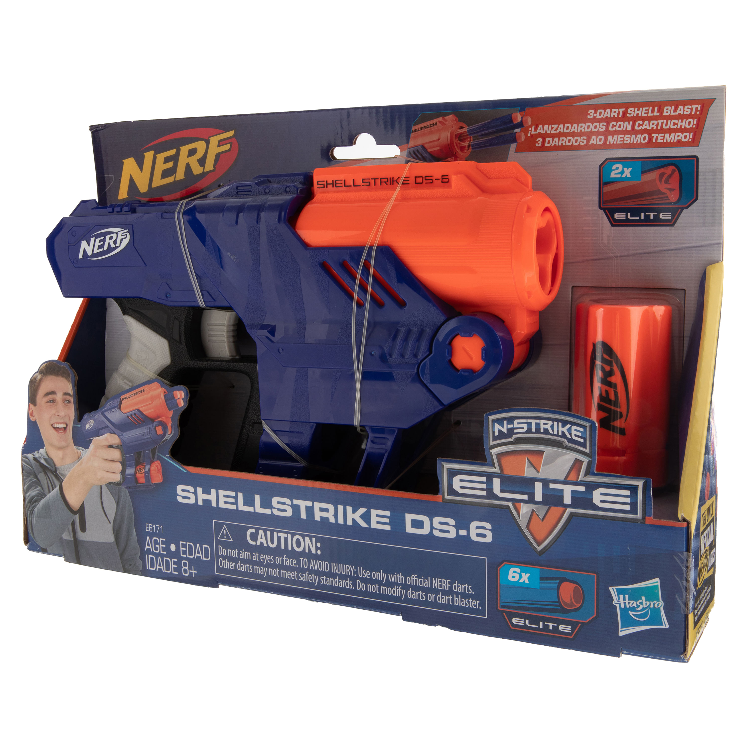 Comprar Nerf Elite Lanzador Shellstrike Ds 6 | Walmart Nicaragua