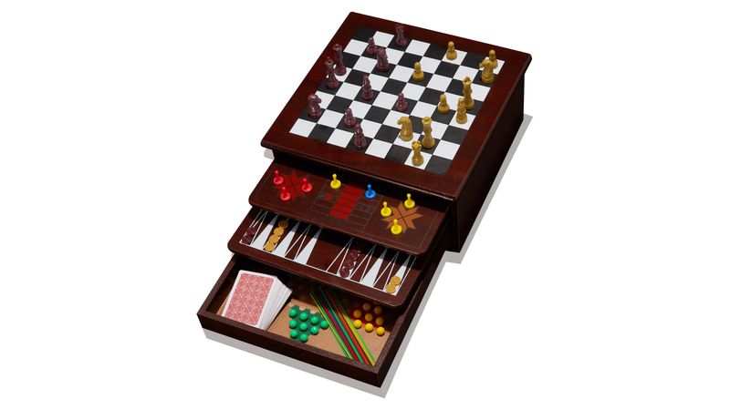 101 juegos de mesa set con 5 tableros - Opción A shop