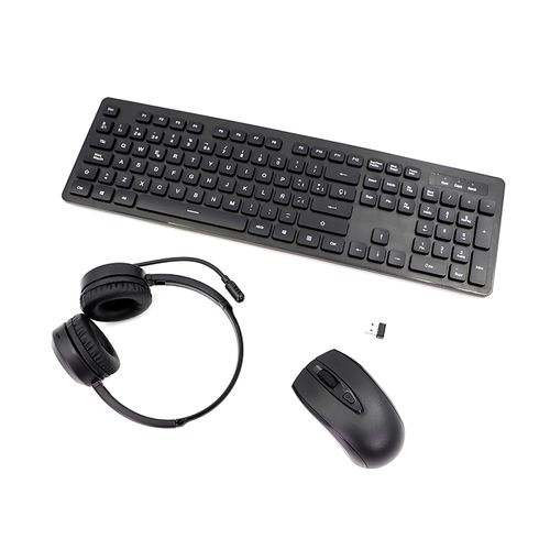 Kit Durabrand De Auriculares Teclado Mouse Inalambrico