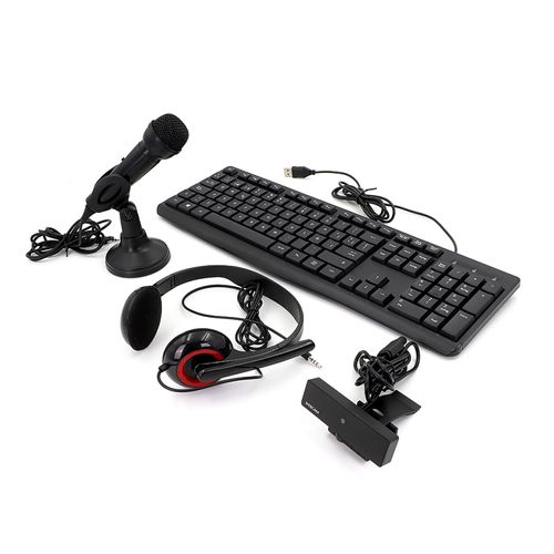 Kit Auri Teclado Webcam Durabrand 720P