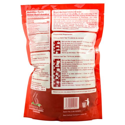 Té Nandaime de Rosa De Jamaica -250 g