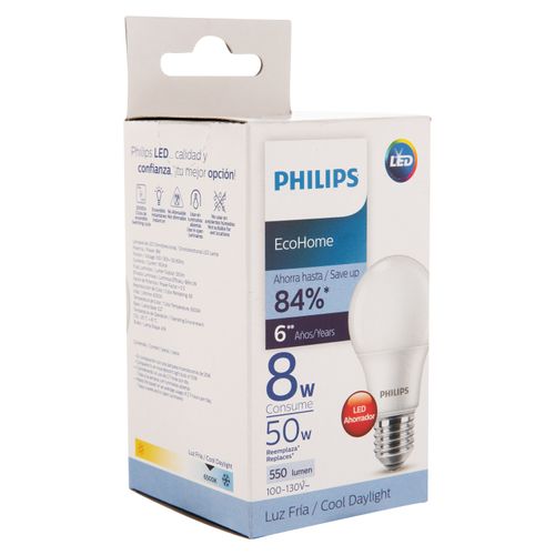 Bombillo Philips Led 8W Luz Blanca