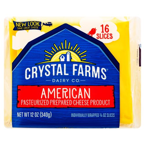 Queso Americano Crystal Farms - 340gr