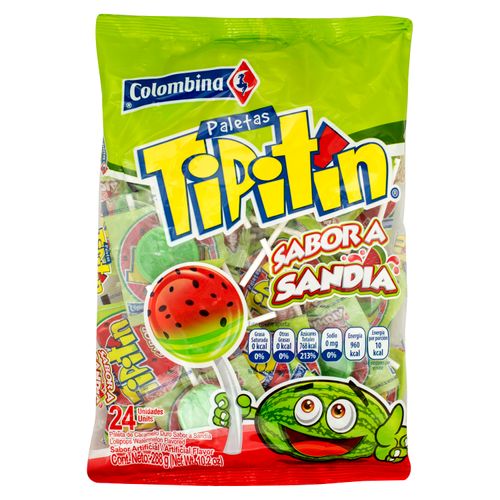 Paleta Colombina Tipitin Sabor A Sandia- 288gr