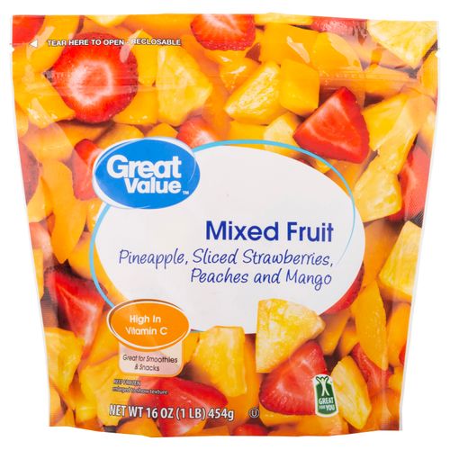 Fruta Mixta Great Value Congelada - 454gr