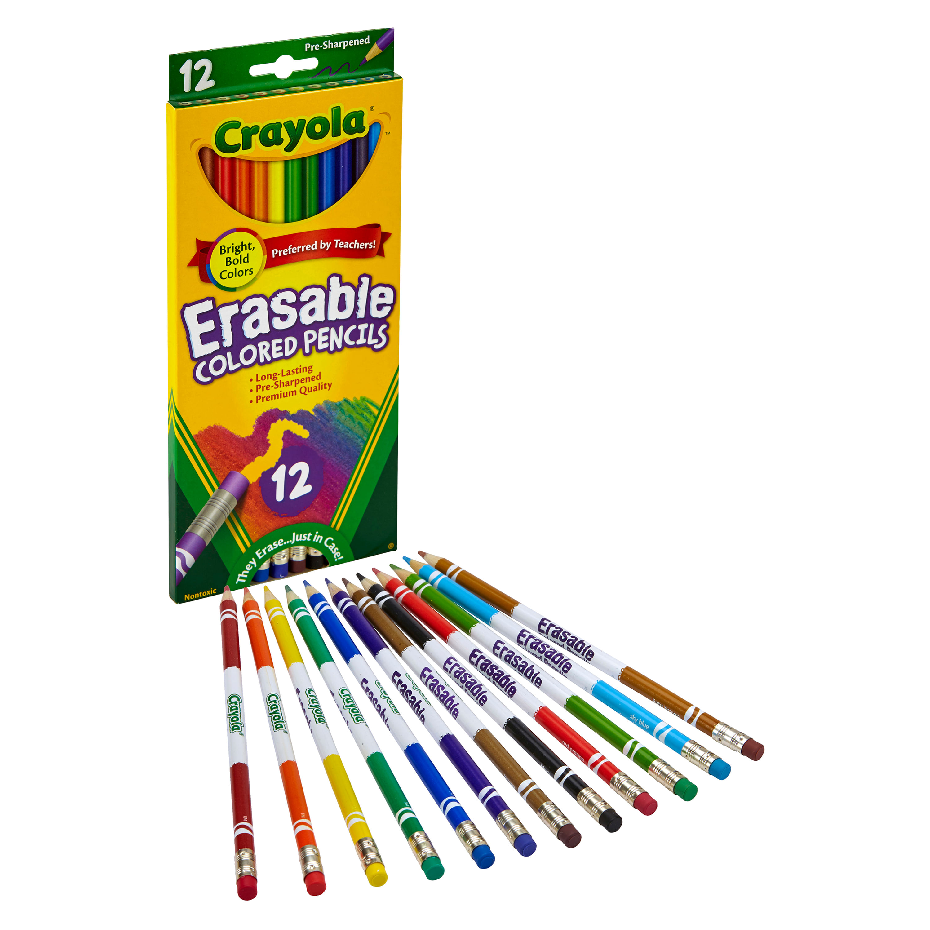 LAPICES DE COLORES CRAYOLA CM 12L DE MADERA 1 CAJA CON 12 PIEZAS