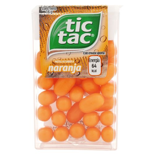 Pastilla Tic Tac Naranja 16 Gr