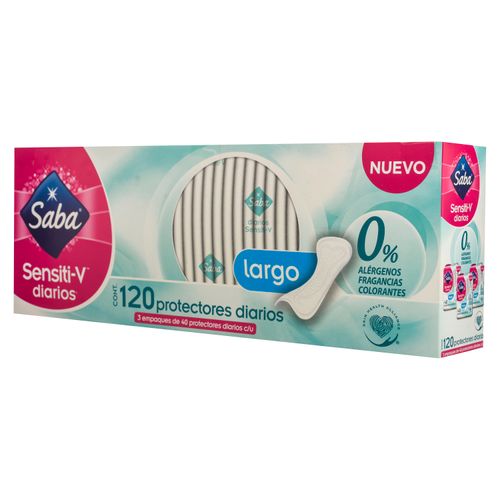 Protect Largo Diario Saba Sensitive 120U